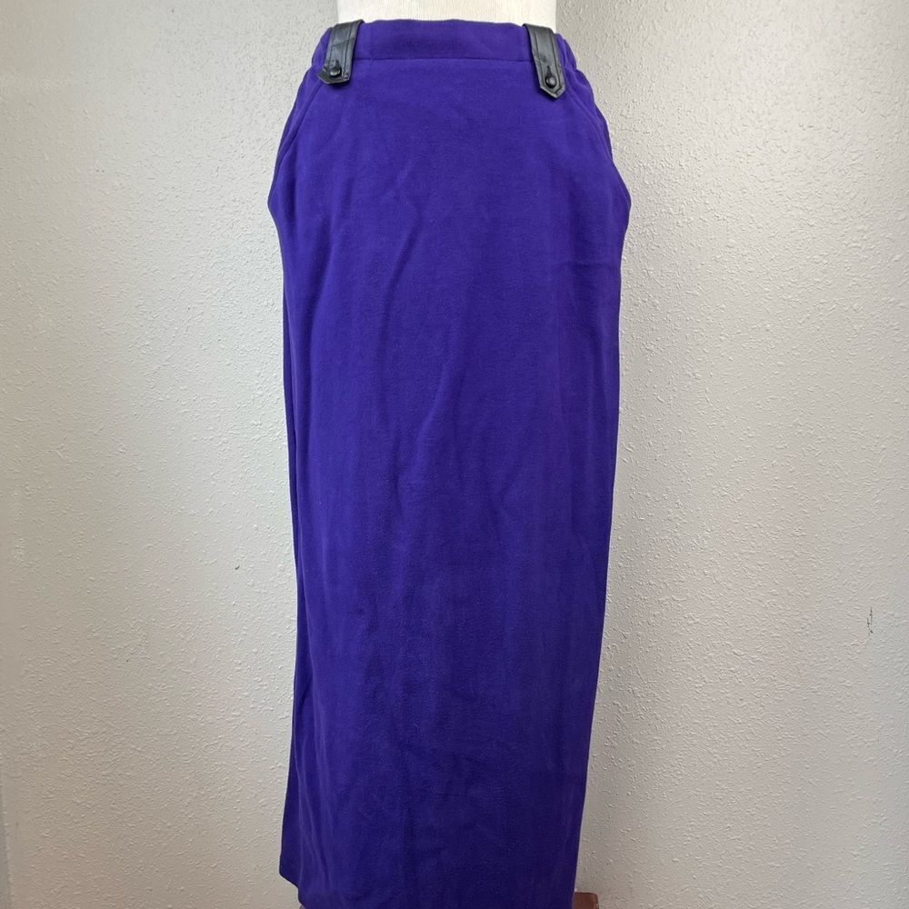 NWT Jones New York Purple Maxi Skirt Size M